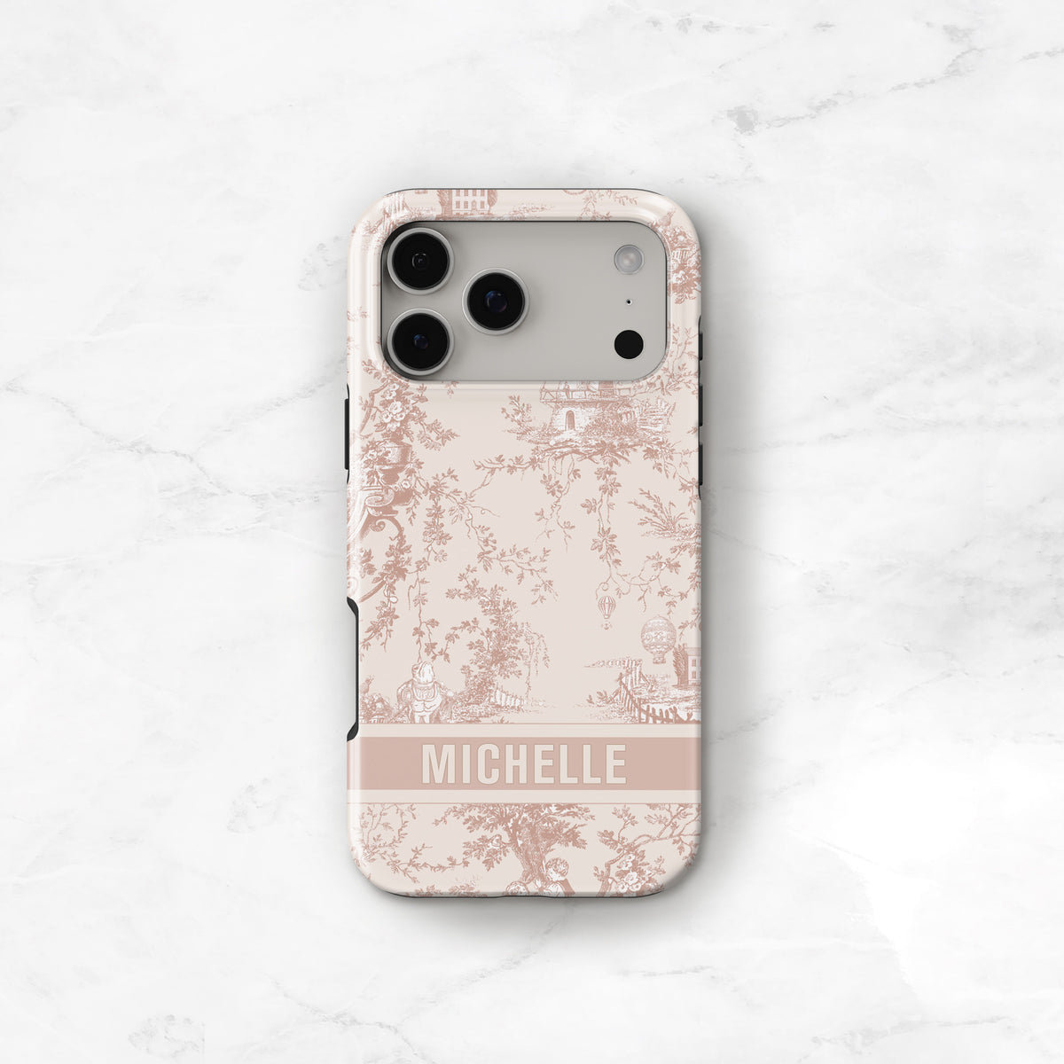 Toile Case | Blush Pink