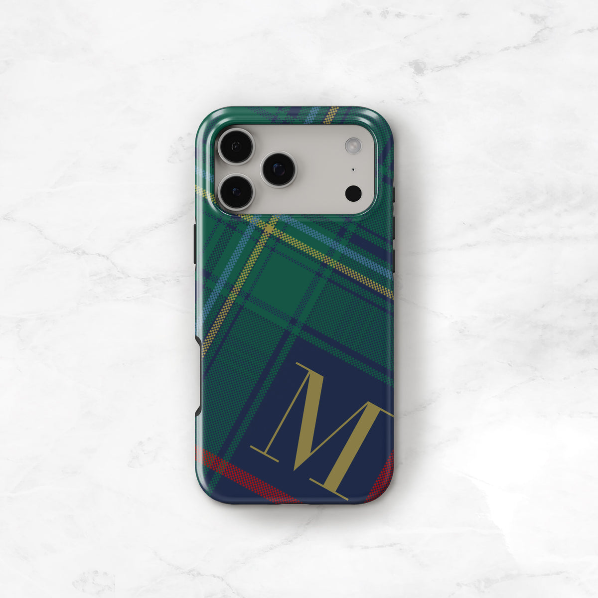 Heritage Plaid Case | Blue &amp; Green