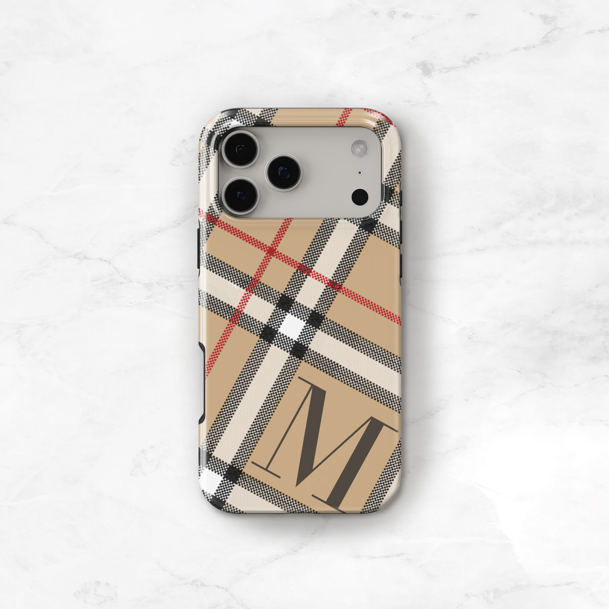 Heritage Plaid Case | Camel