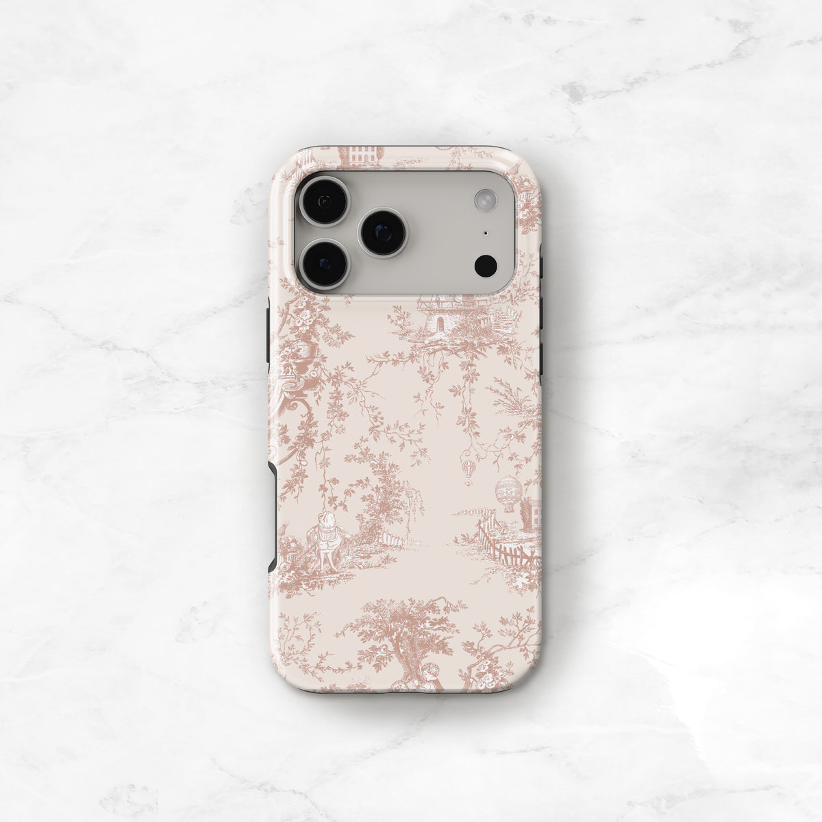 Toile Case | Blush Pink