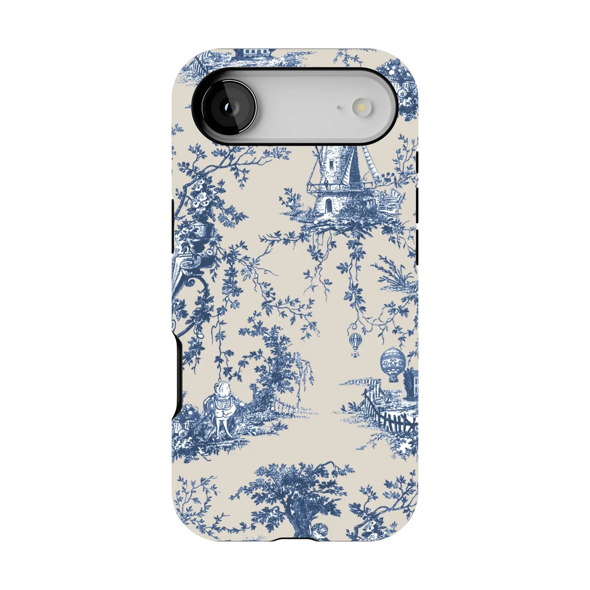 Toile Case | Navy Blue