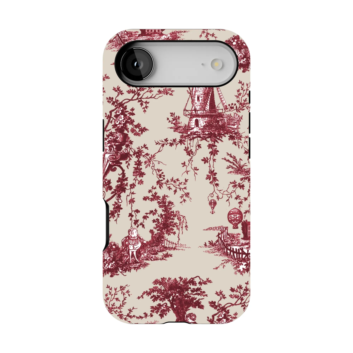 Toile Case | Burgundy