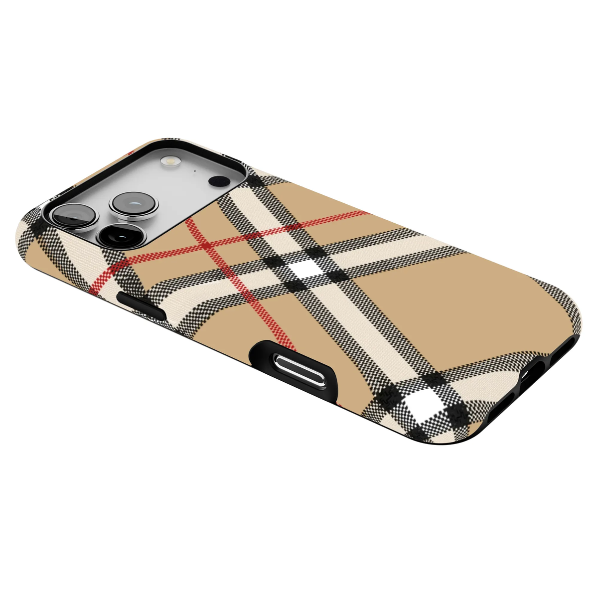 Heritage Plaid Case | Camel