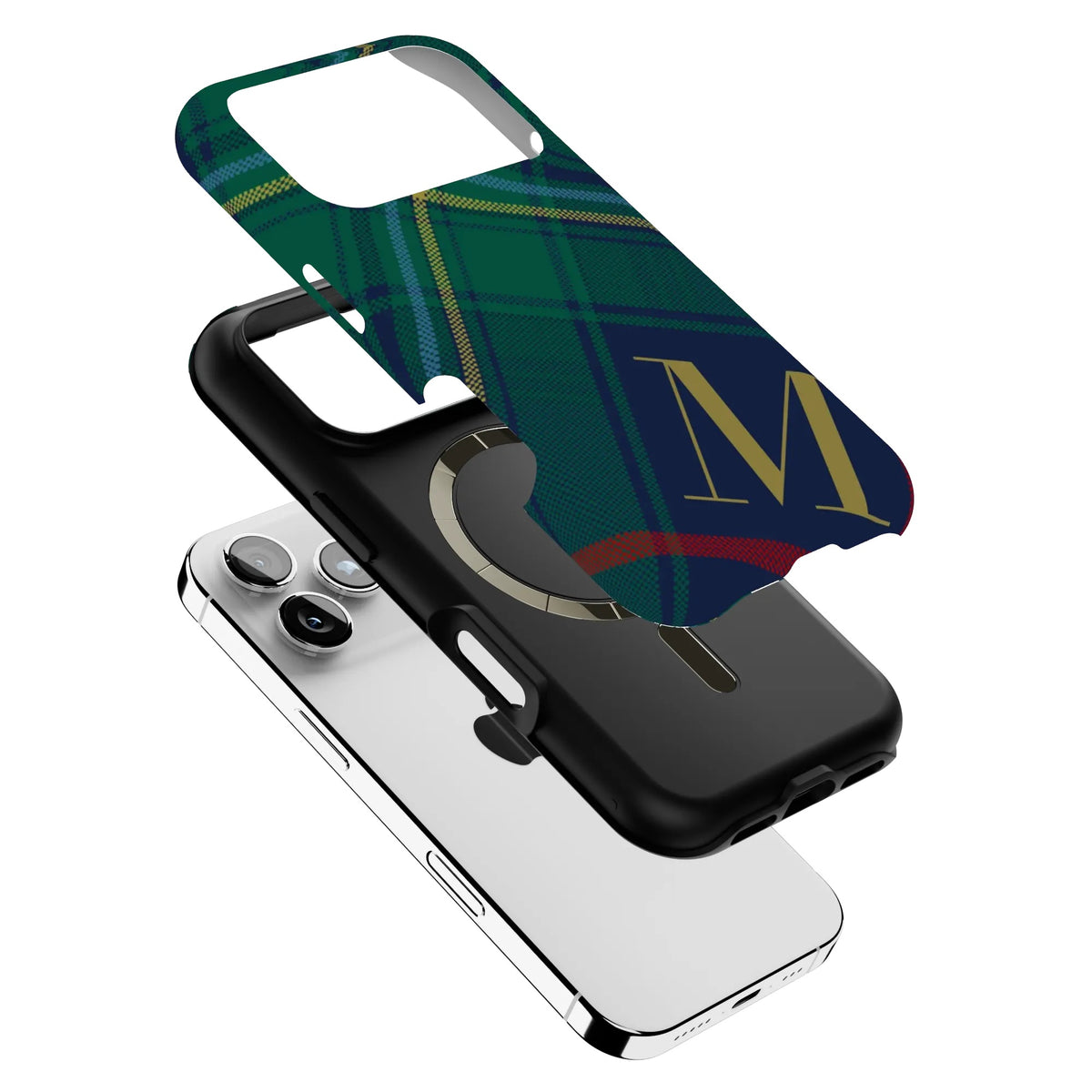 Heritage Plaid Case | Blue &amp; Green