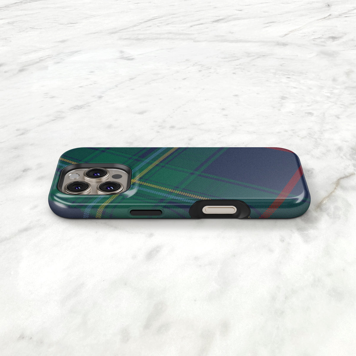 Heritage Plaid Case | Blue &amp; Green