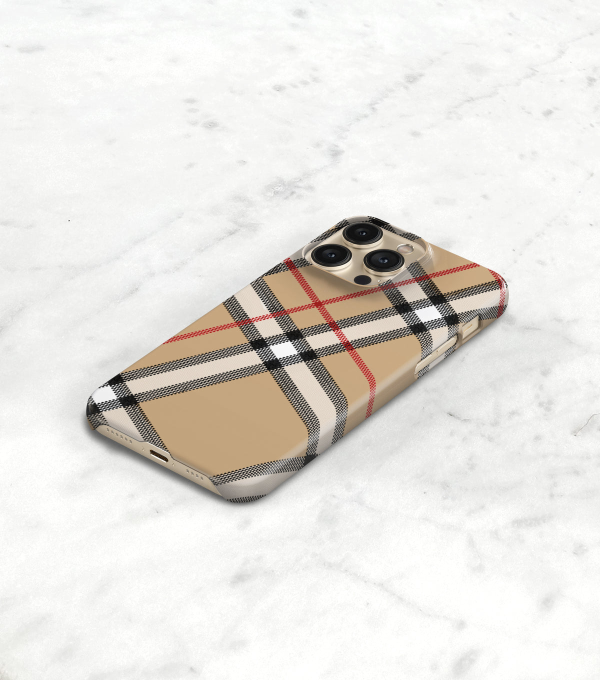 Heritage Plaid Case | Camel