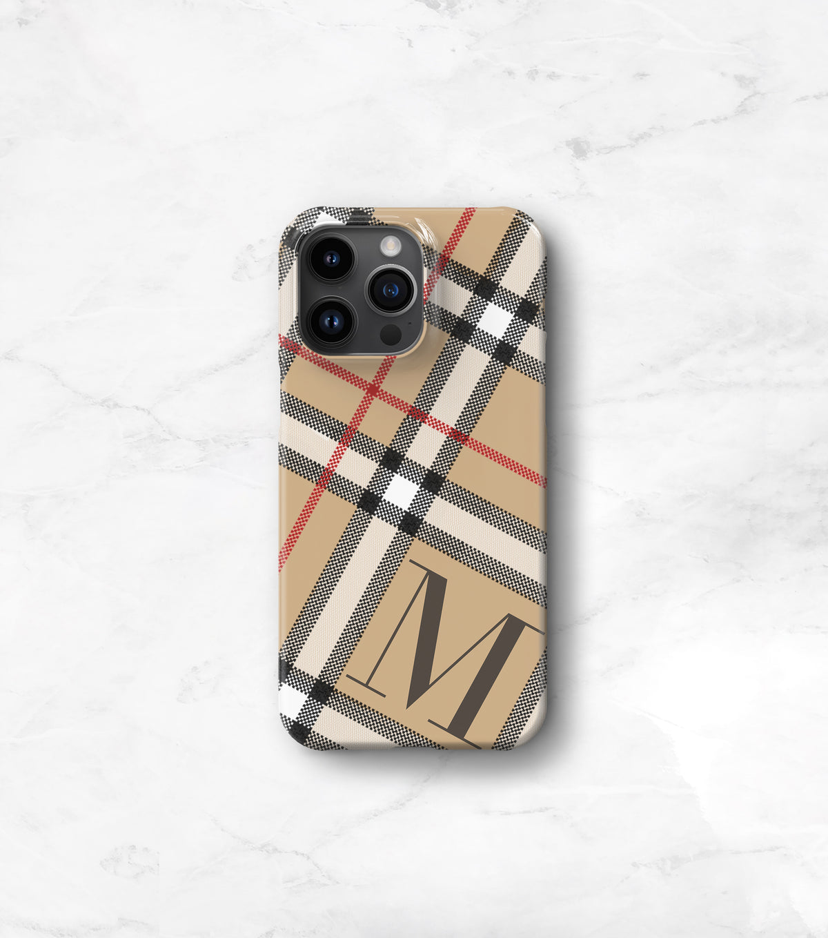 Heritage Plaid Case | Camel