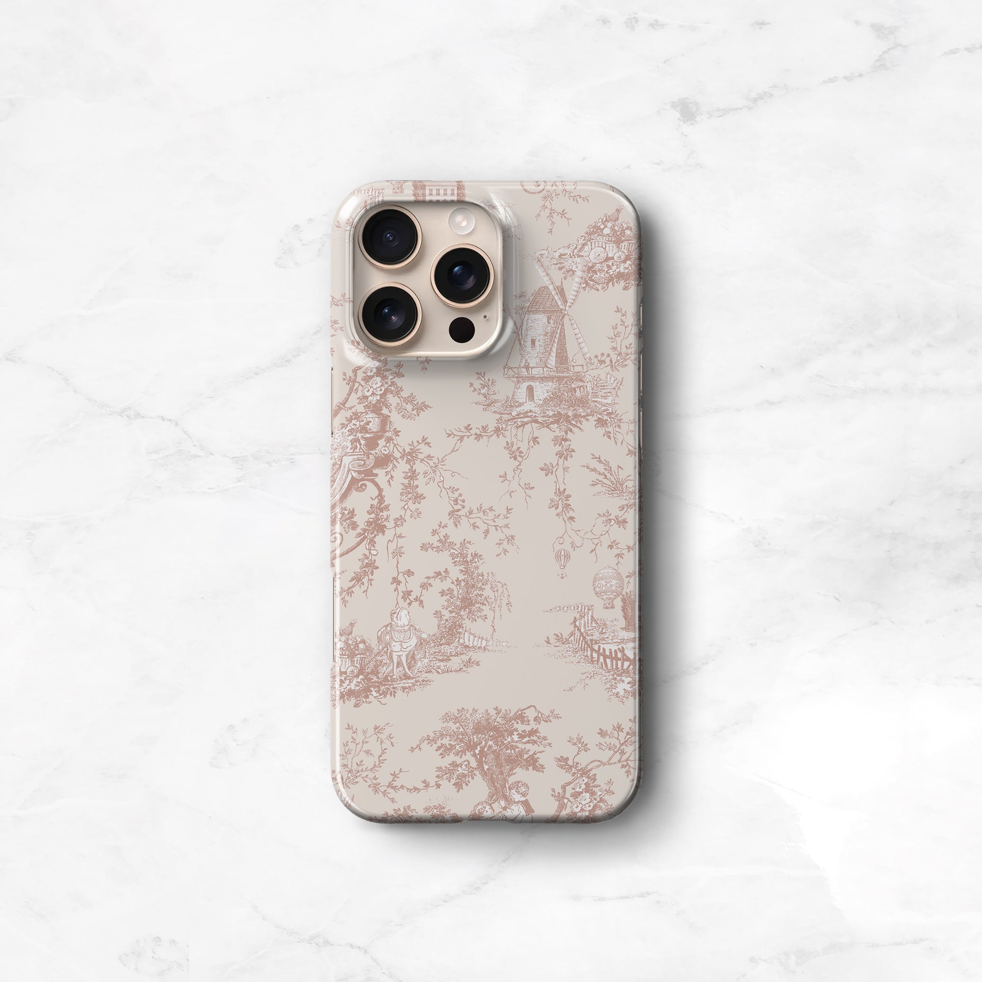 Toile Case | Blush Pink