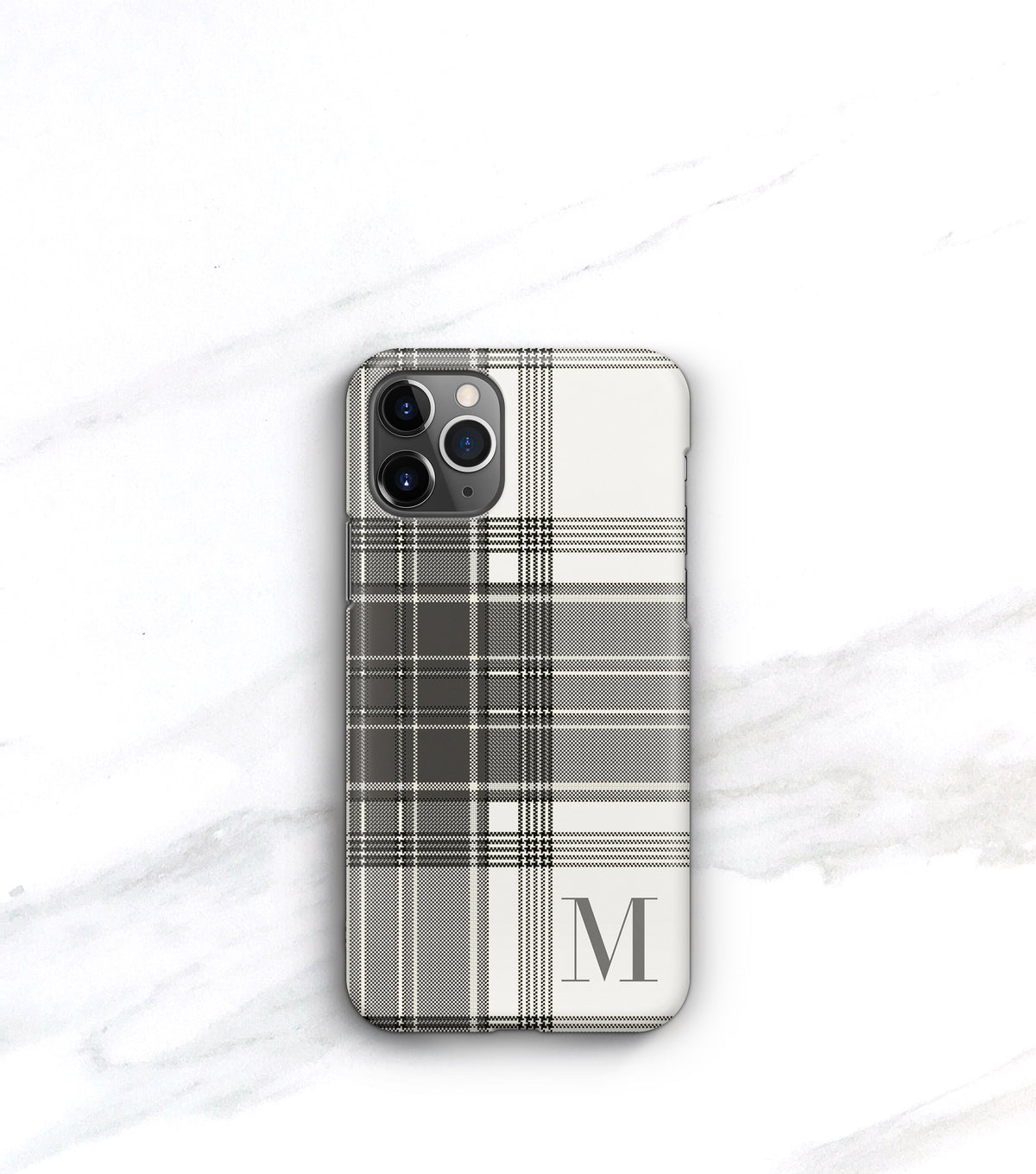 Winter White Plaid Case