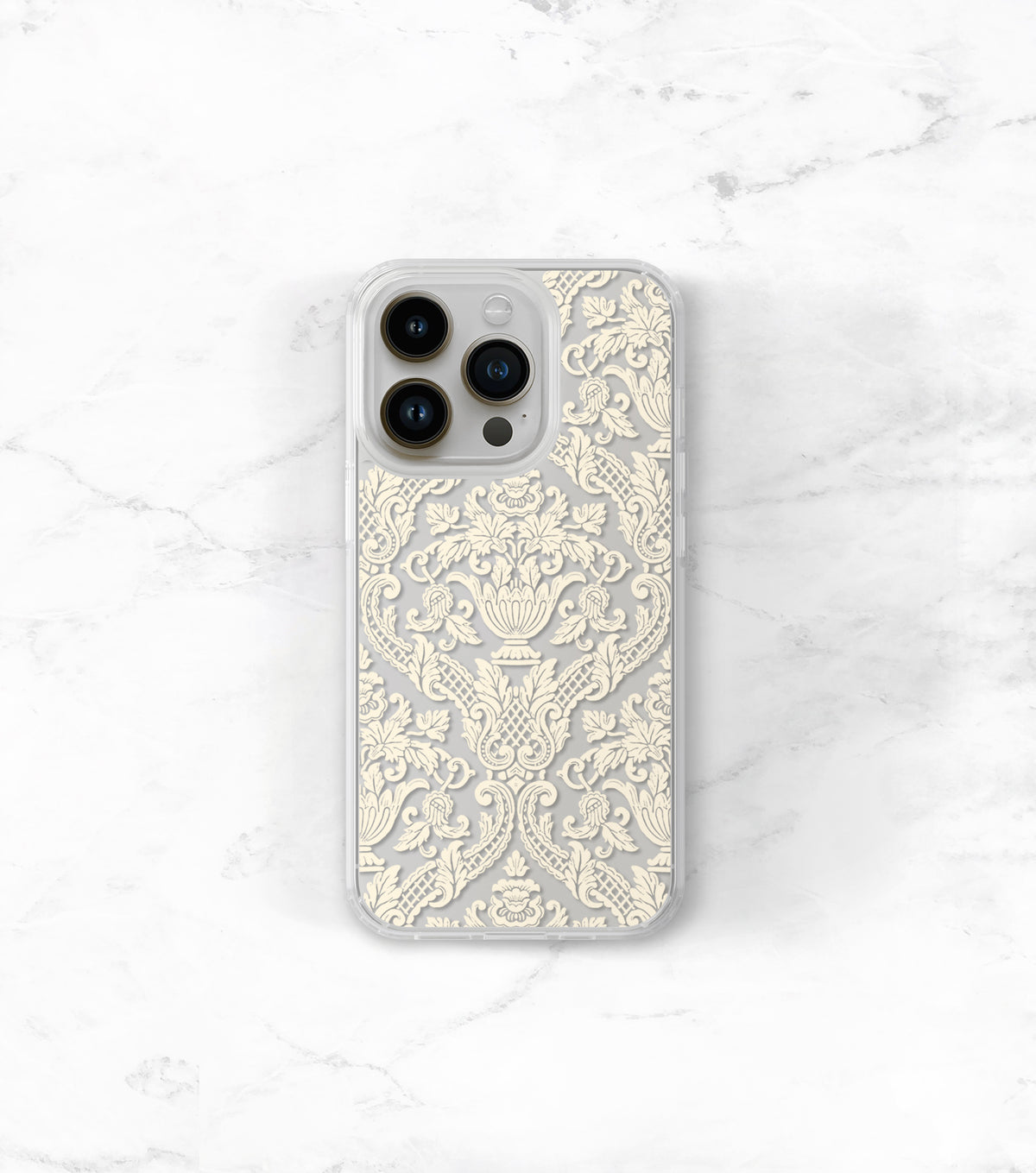 Damask Clear Case | iPhone