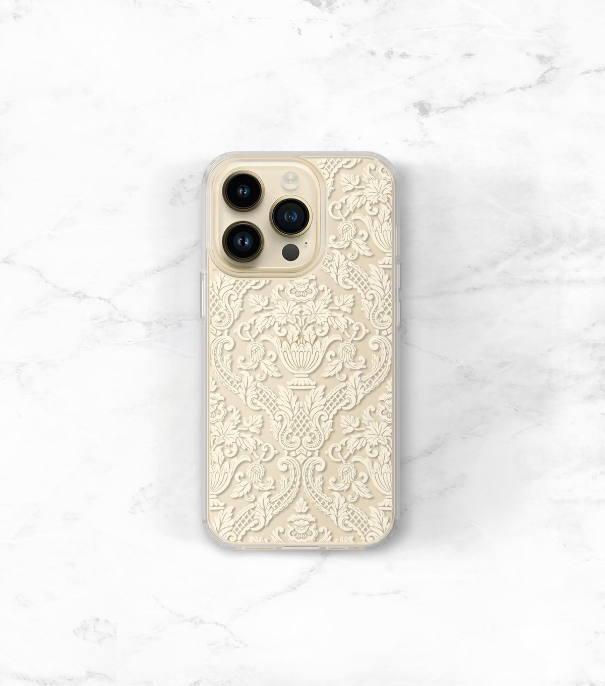 Damask Clear Case | iPhone