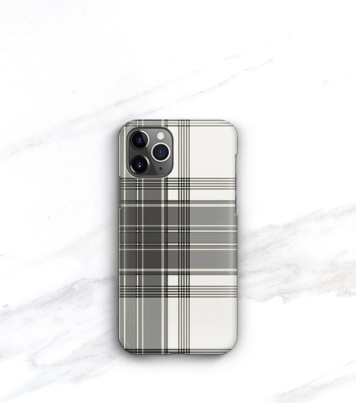 Winter White Plaid Case
