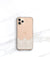 Lace Clear Case over a rose gold iPhone