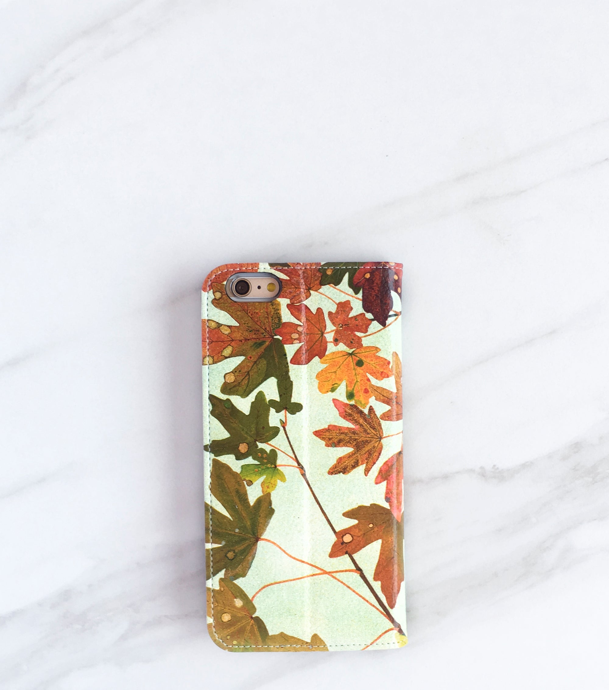 Fall Leaves Wallet Case for iPhone