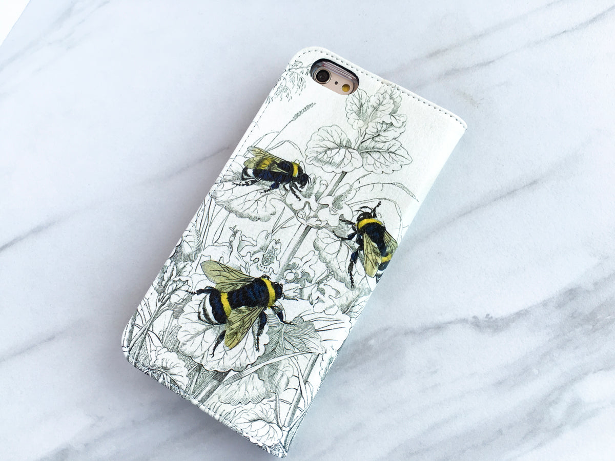 Bees iPhone 7s Wallet case 