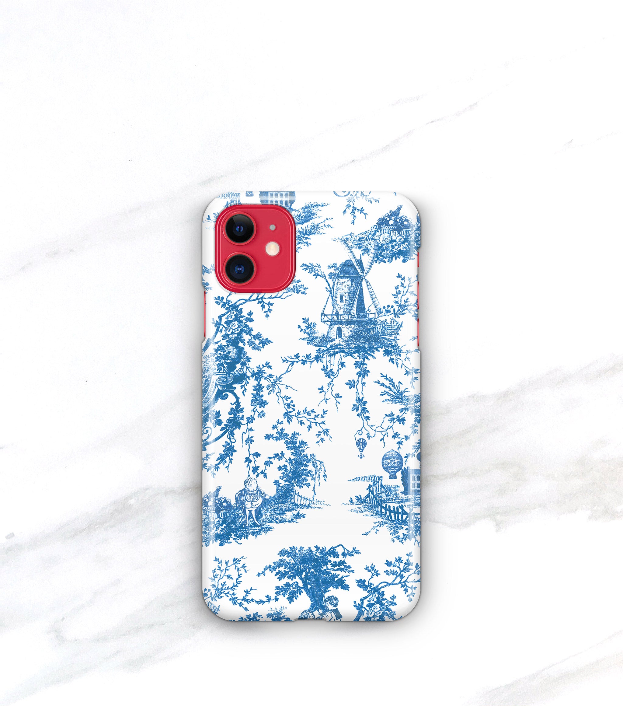 Blue Toile Case for a tropical iPhone 11, 11 Pro and 11 Pro Max Blue Toile Case for a tropical iPhone 11, 11 Pro and 11 Pro Max