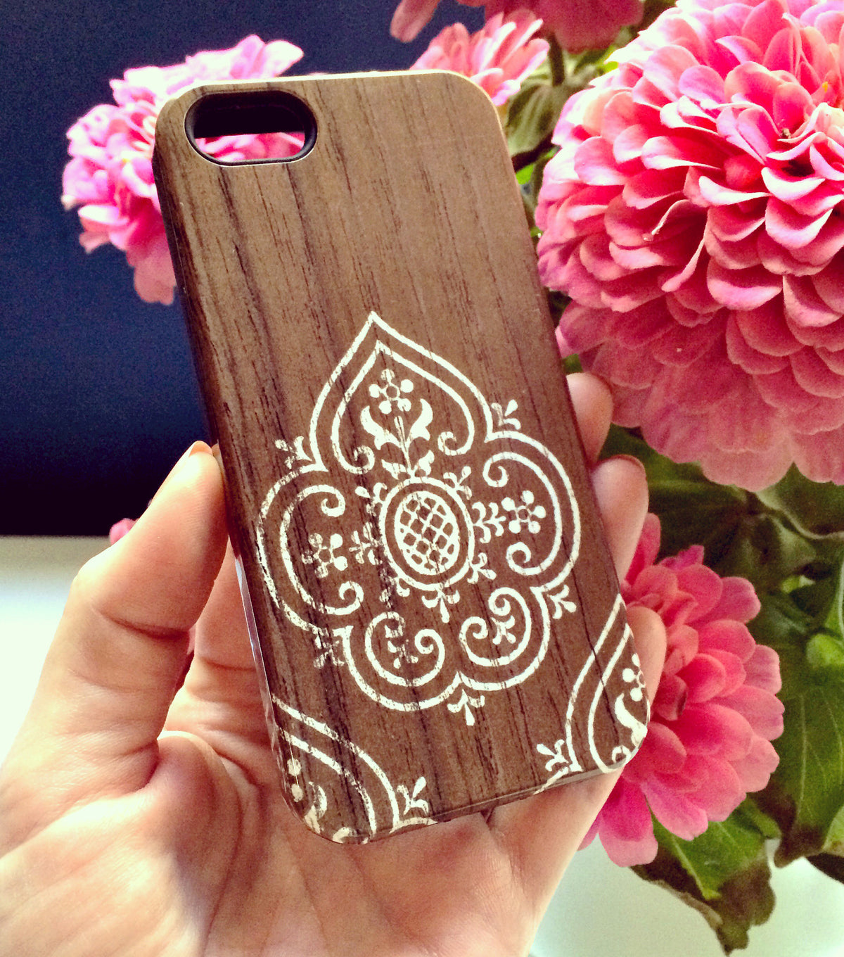 Boho Wood Print Case