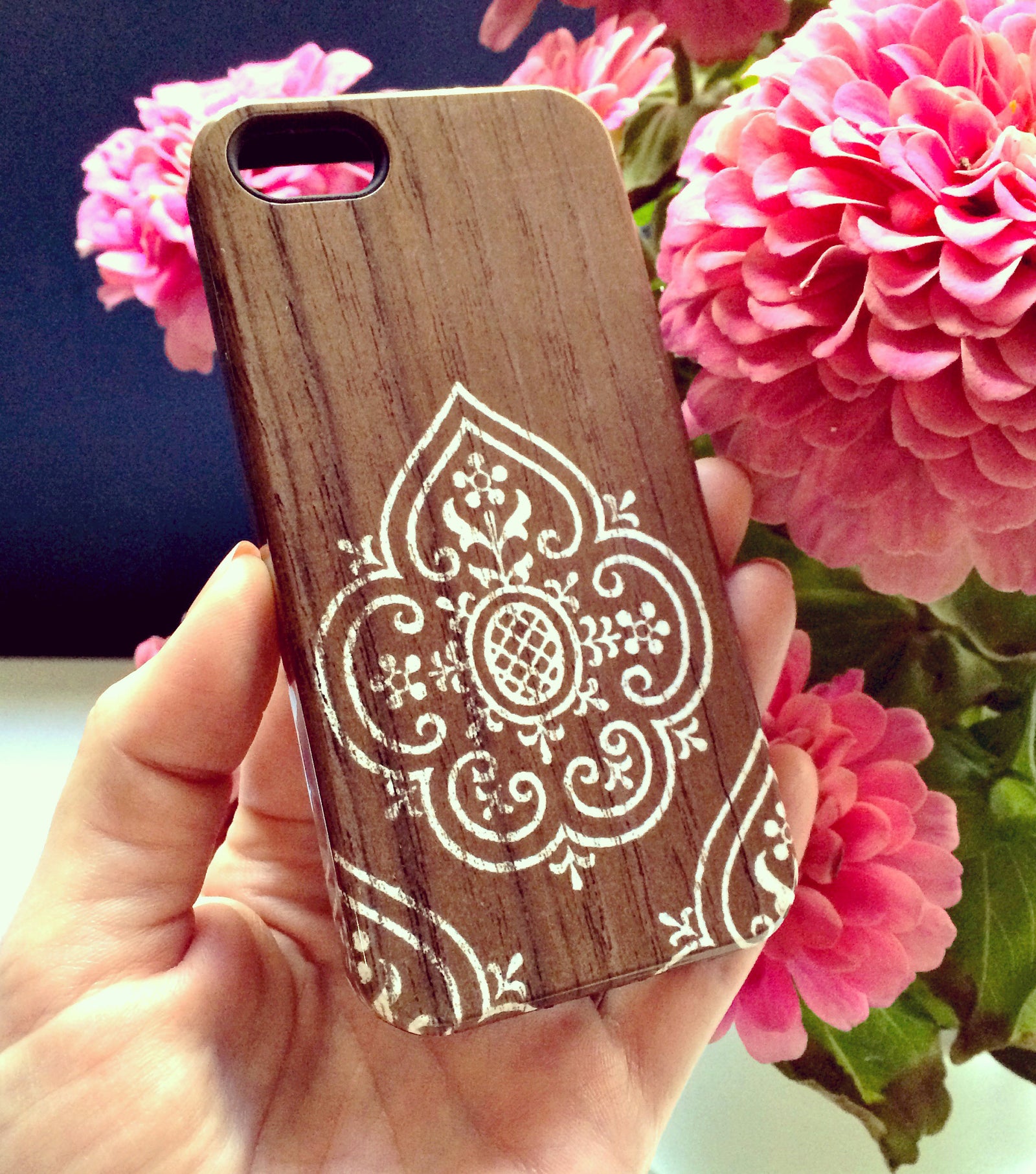 Boho Wood Print Case