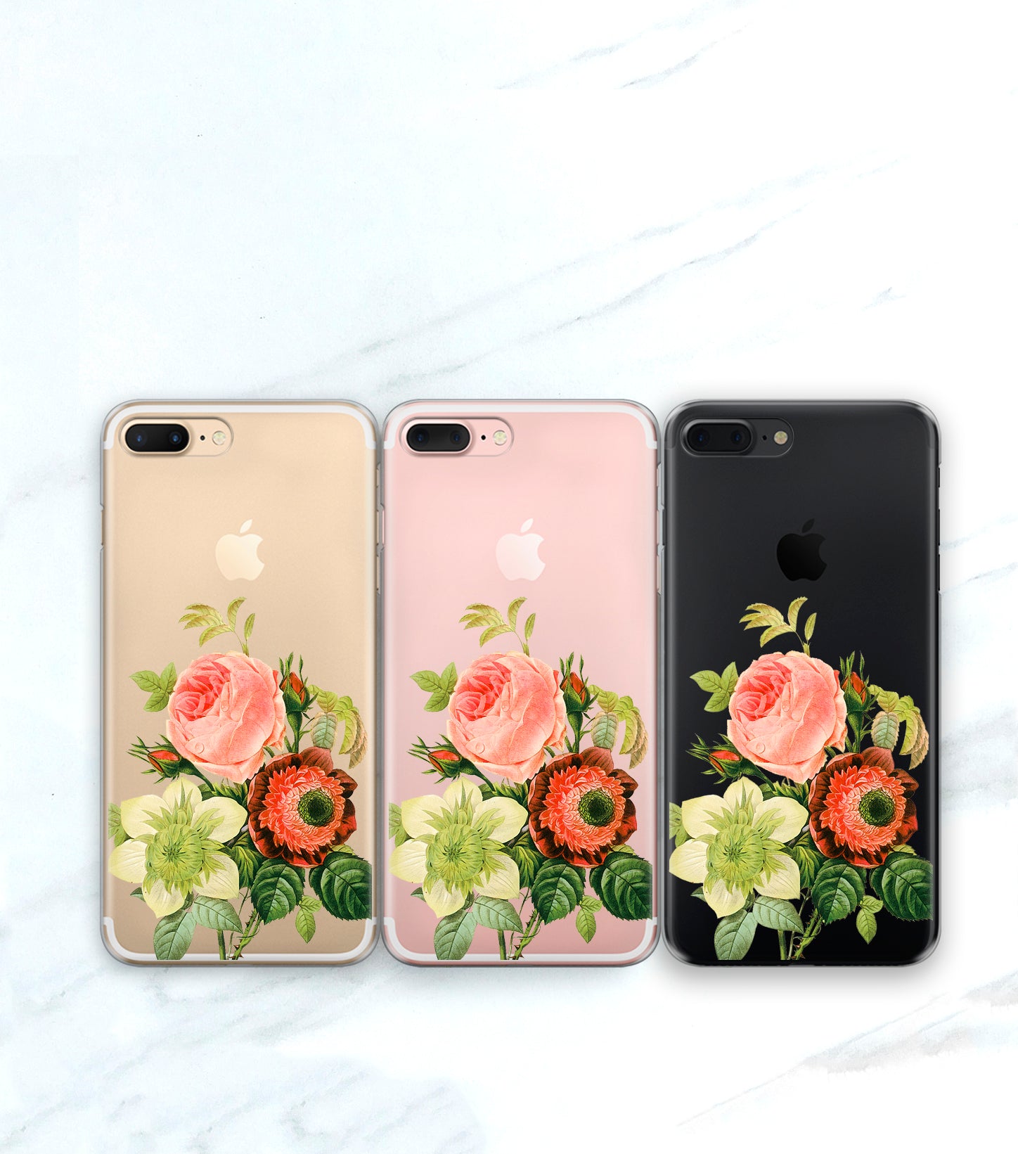 Vintage Bouquet Clear Case | iPhone