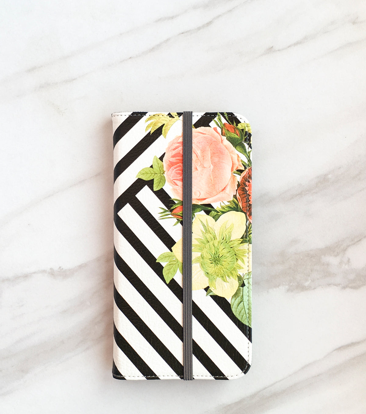 Bouquet Stripes Wallet case