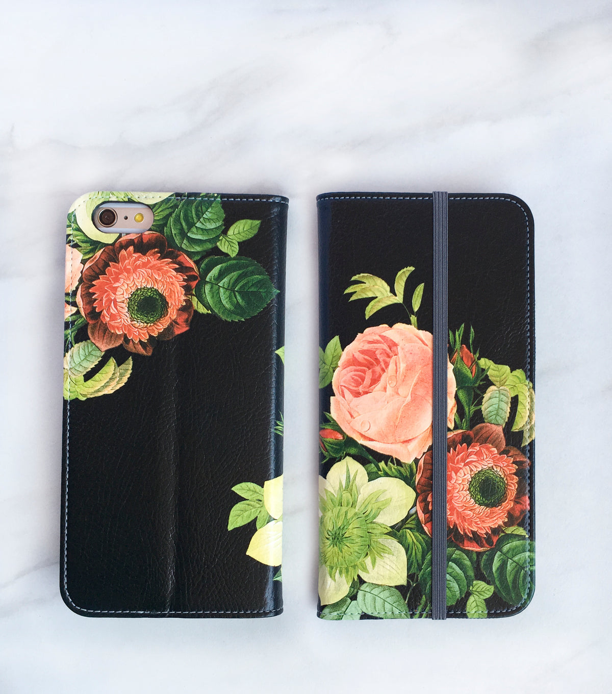 Bouquet Wallet case front and back