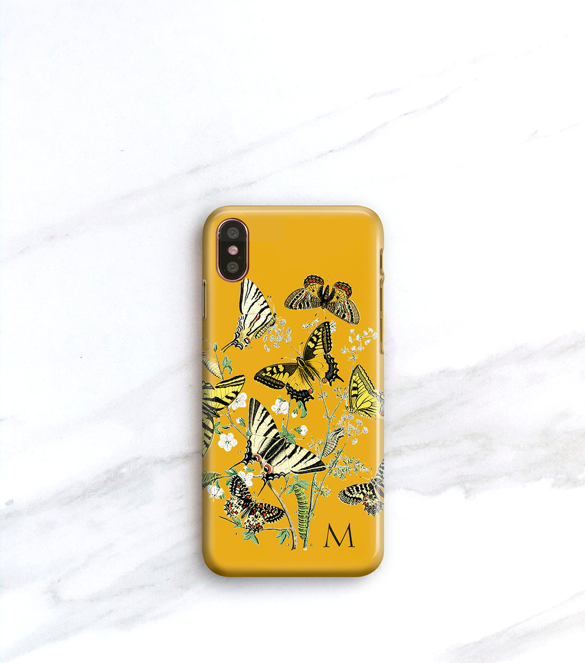 butterfly iPhone xs max case with initial