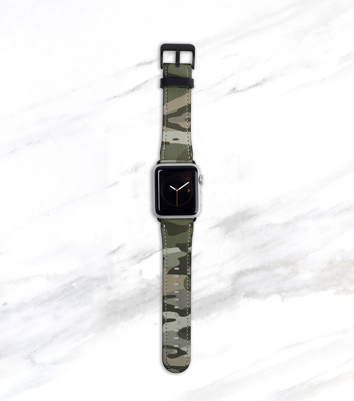 White camo apple online watch band