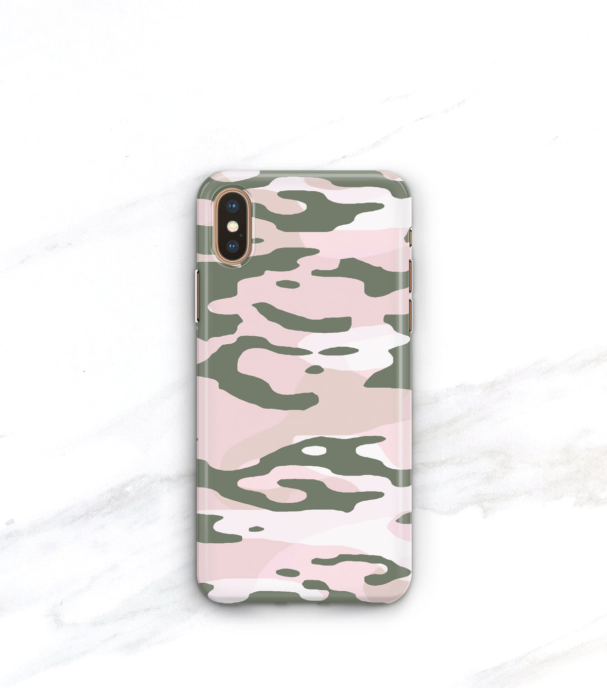 pink and green Camo Phone Case iPhone for Xs Max