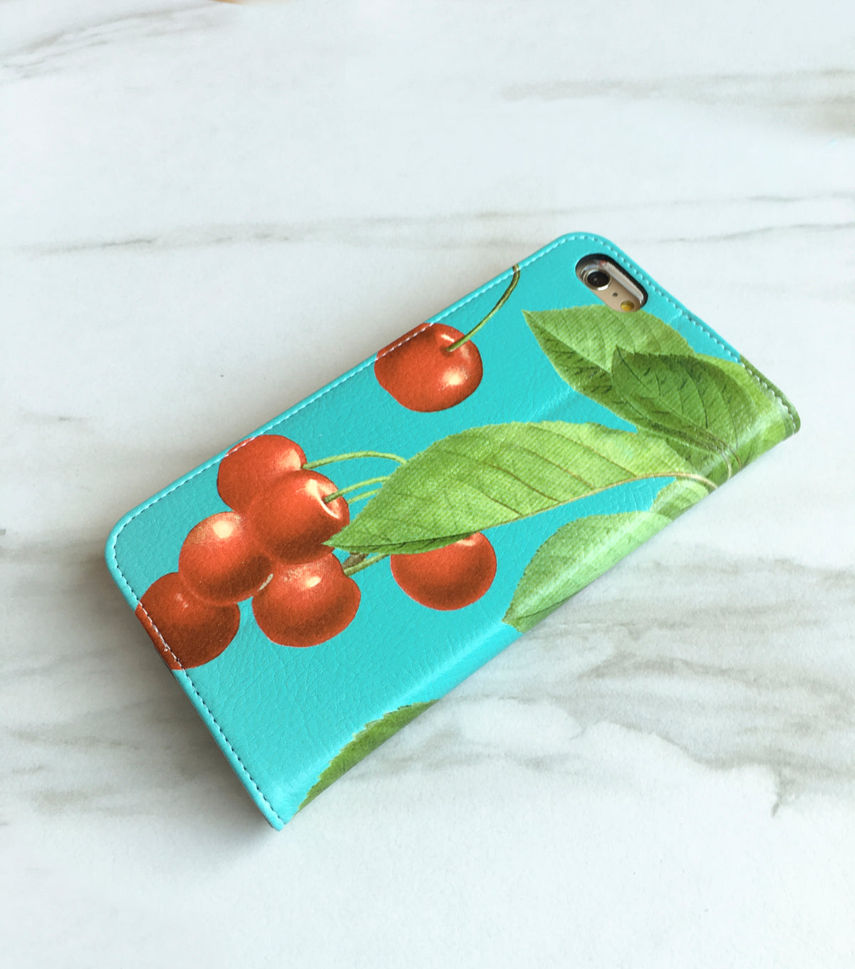 Cherry iPhone Wallet red blue green