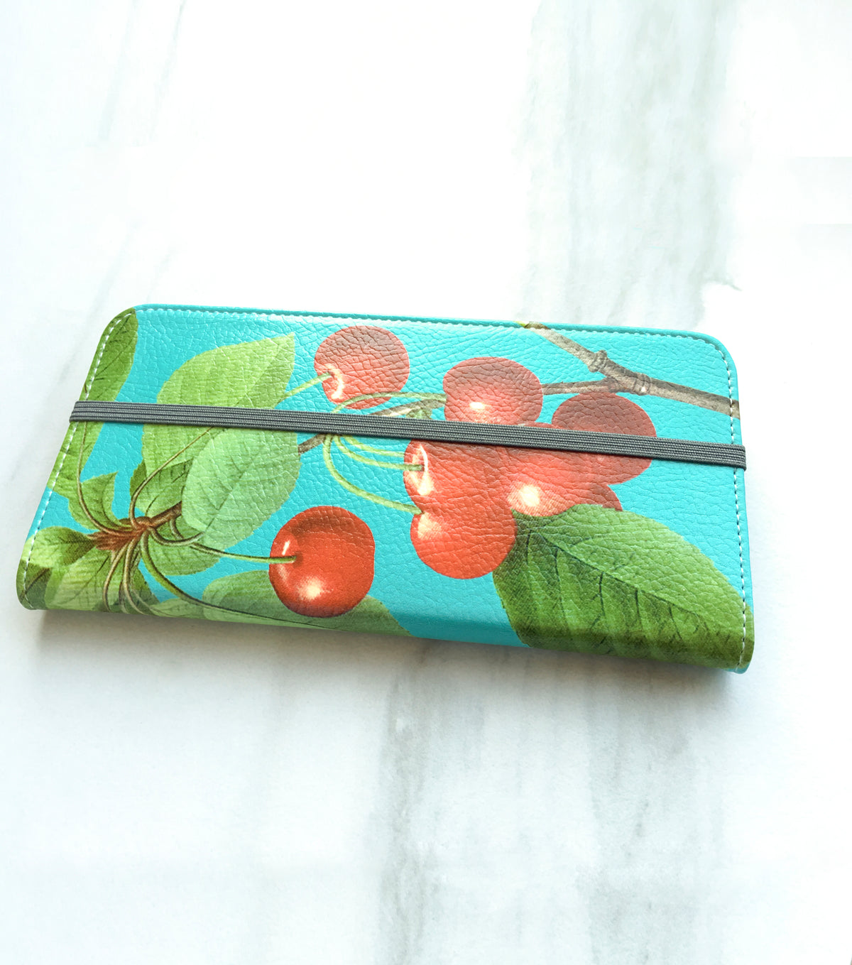 Cherries Red Wallet with strap