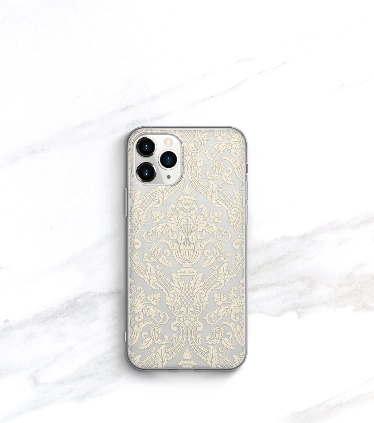 Damask Clear Case | iPhone