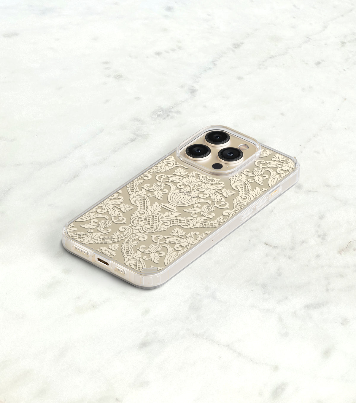 Damask Clear Case | iPhone
