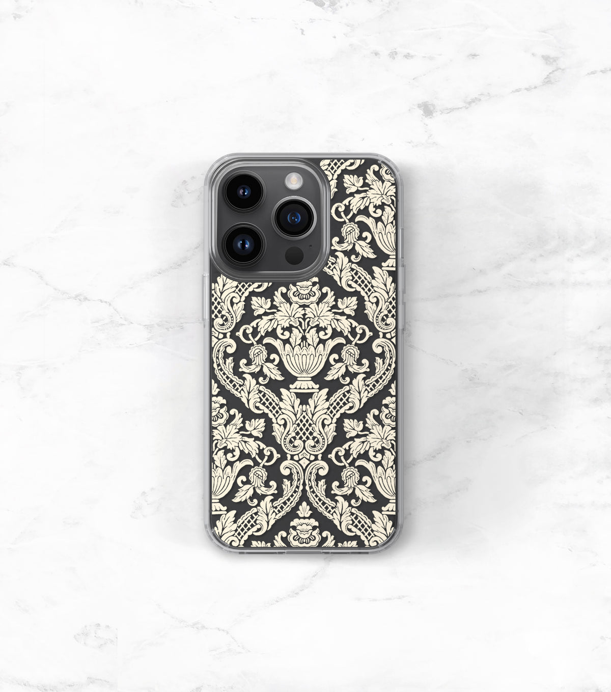 Damask Clear Case | iPhone