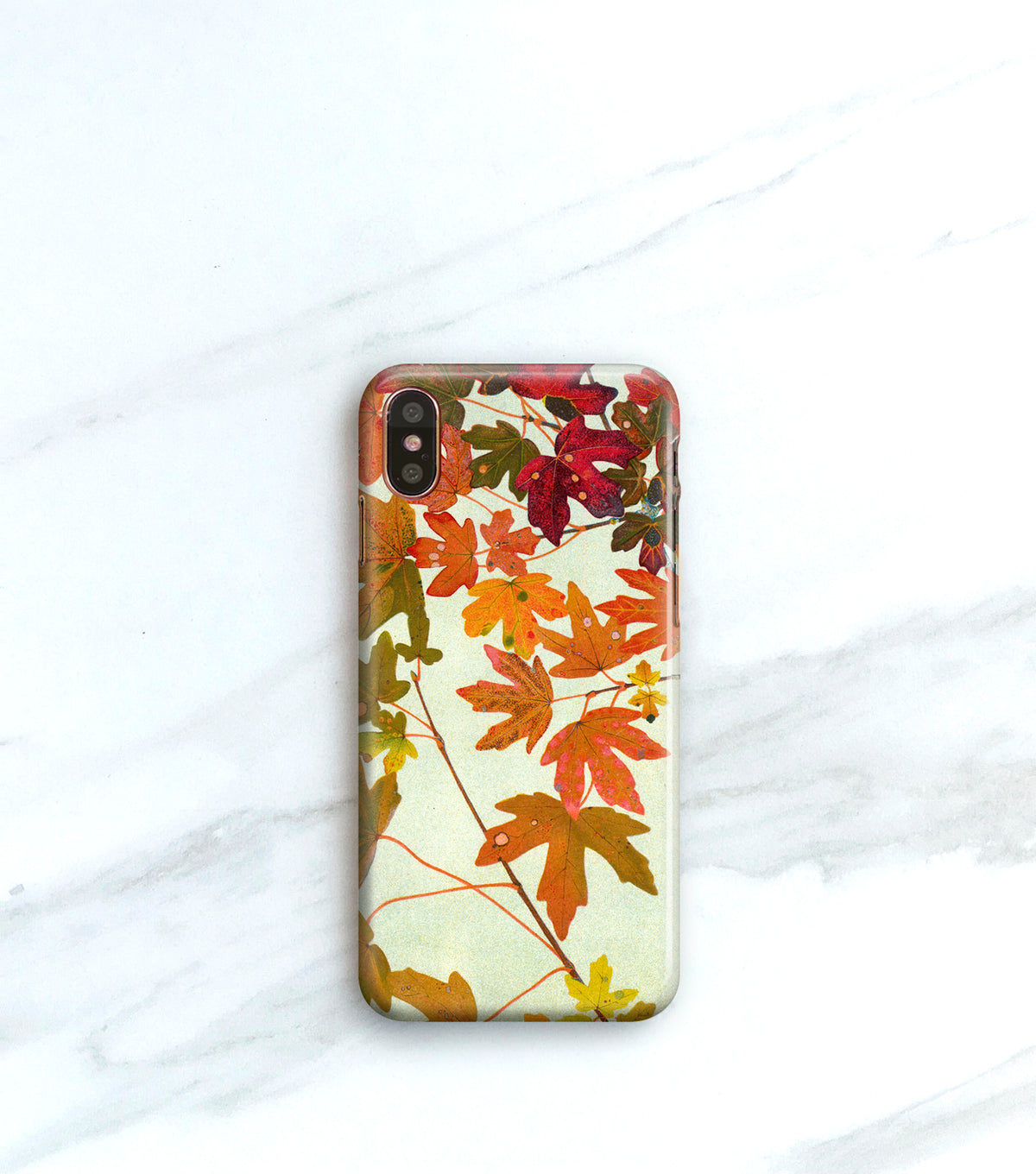 fall leaves iPhone xs phone case