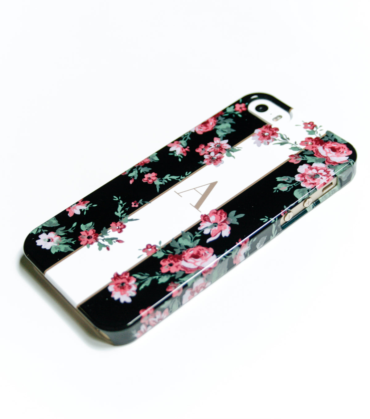 Floral Band case with initial
