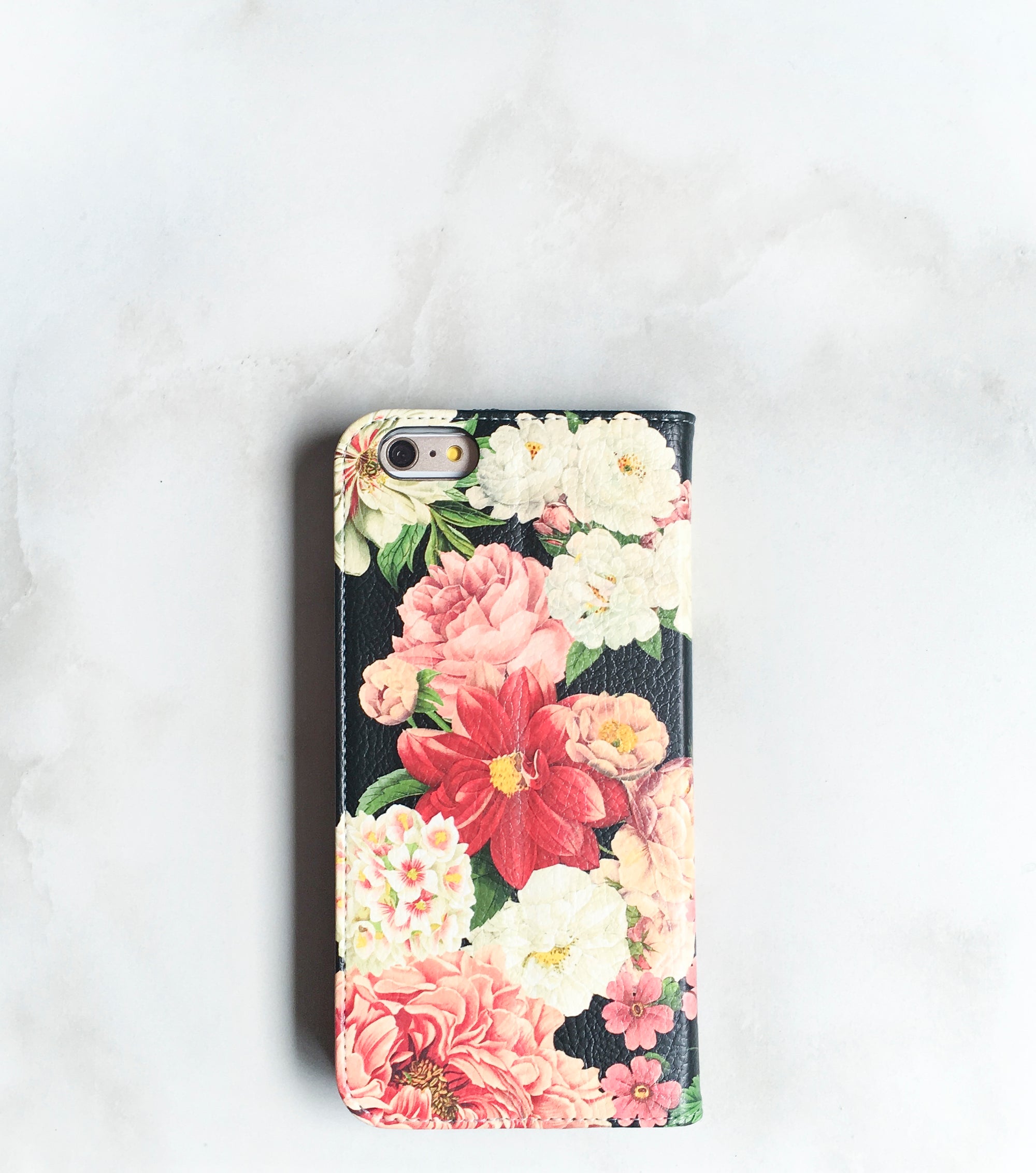 Floral Bunch Wallet case front and back