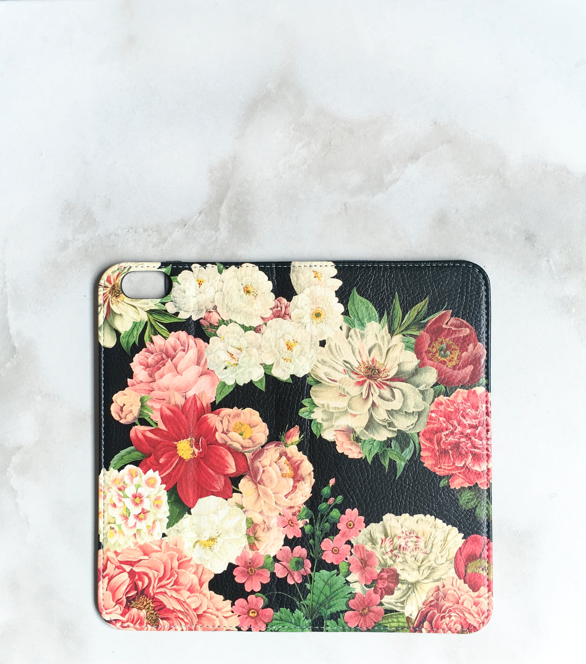 Floral Bunch iPhone wallet case full view