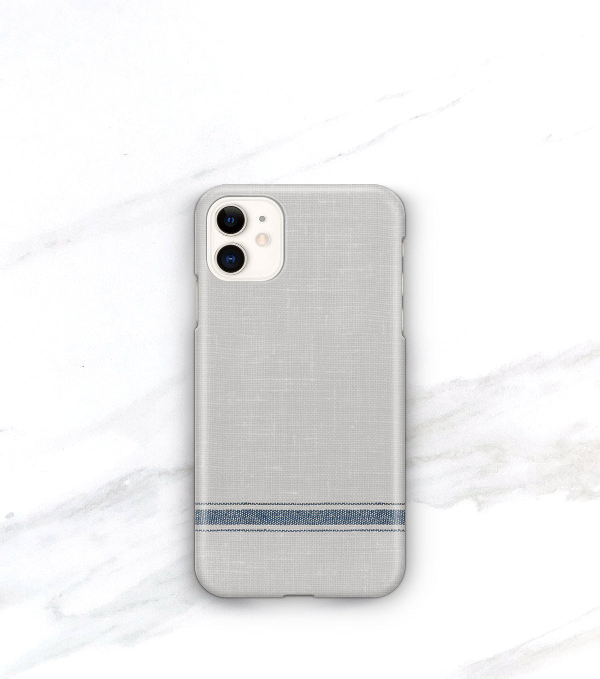 blue and gray stripe matte iphone 11 case