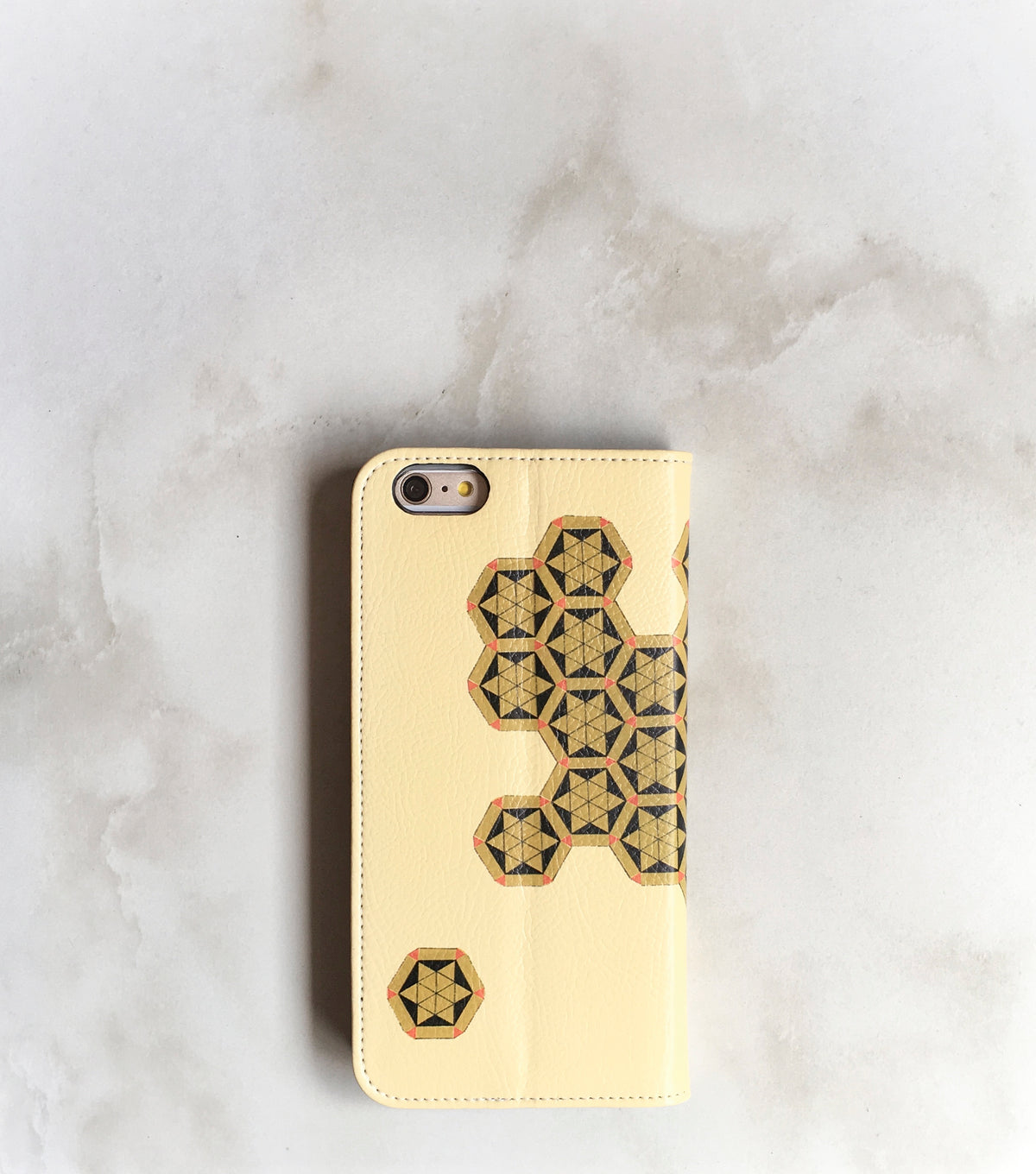 Geometric Honeycomb iPhone 7 wallet case