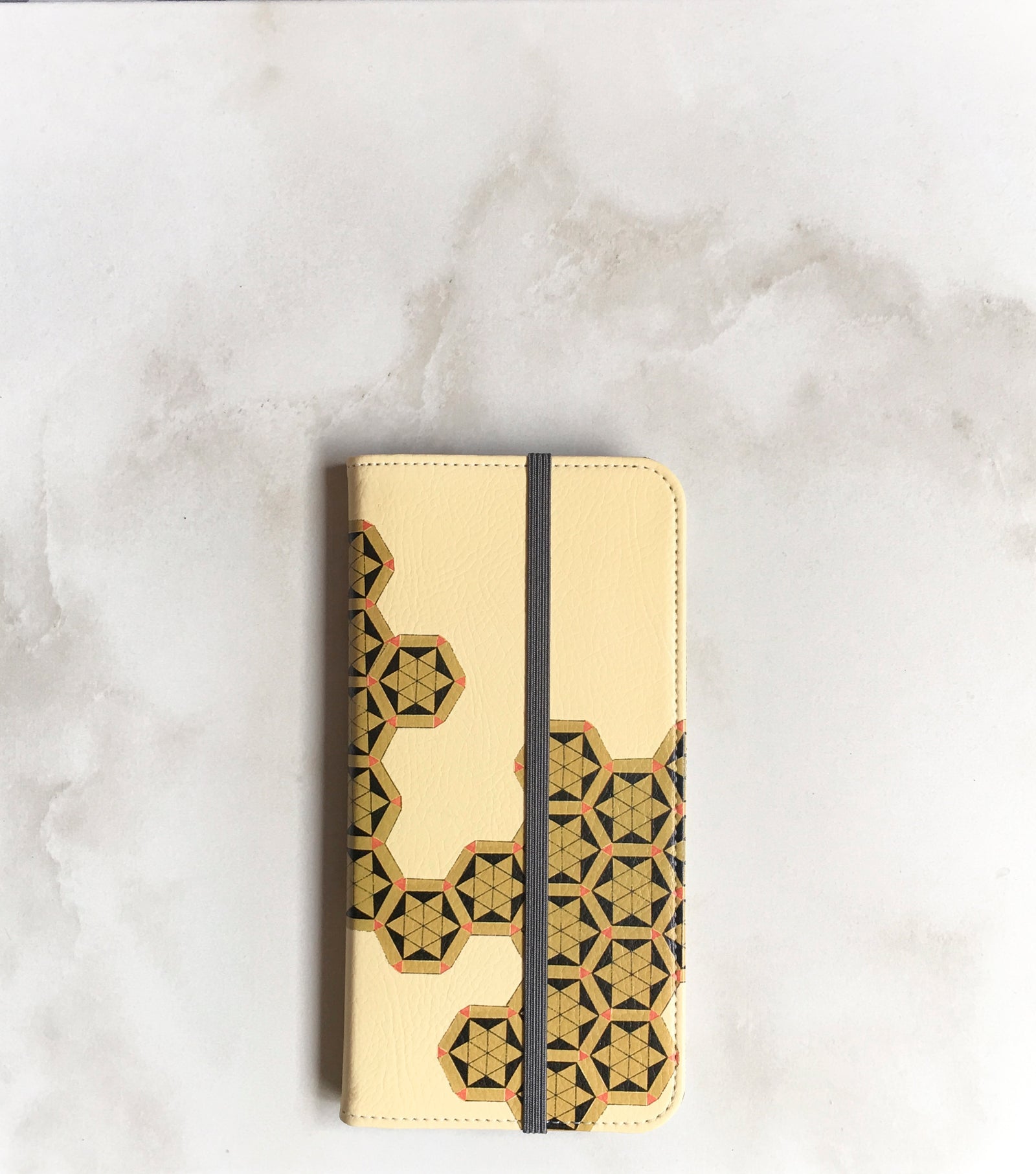 Geometric Honeycomb iPhone 7 wallet case