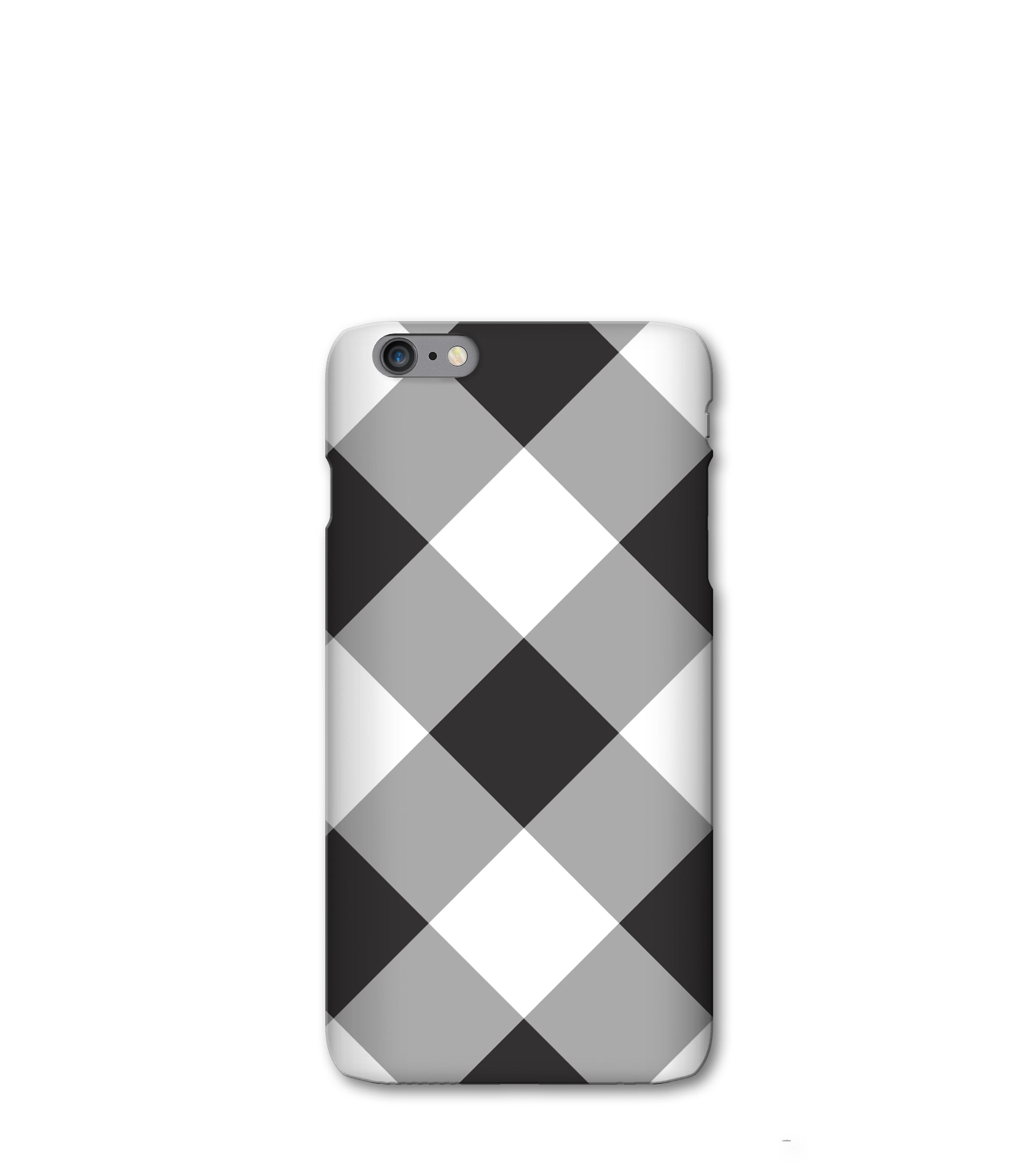 Wide gingham iPhone xs max case