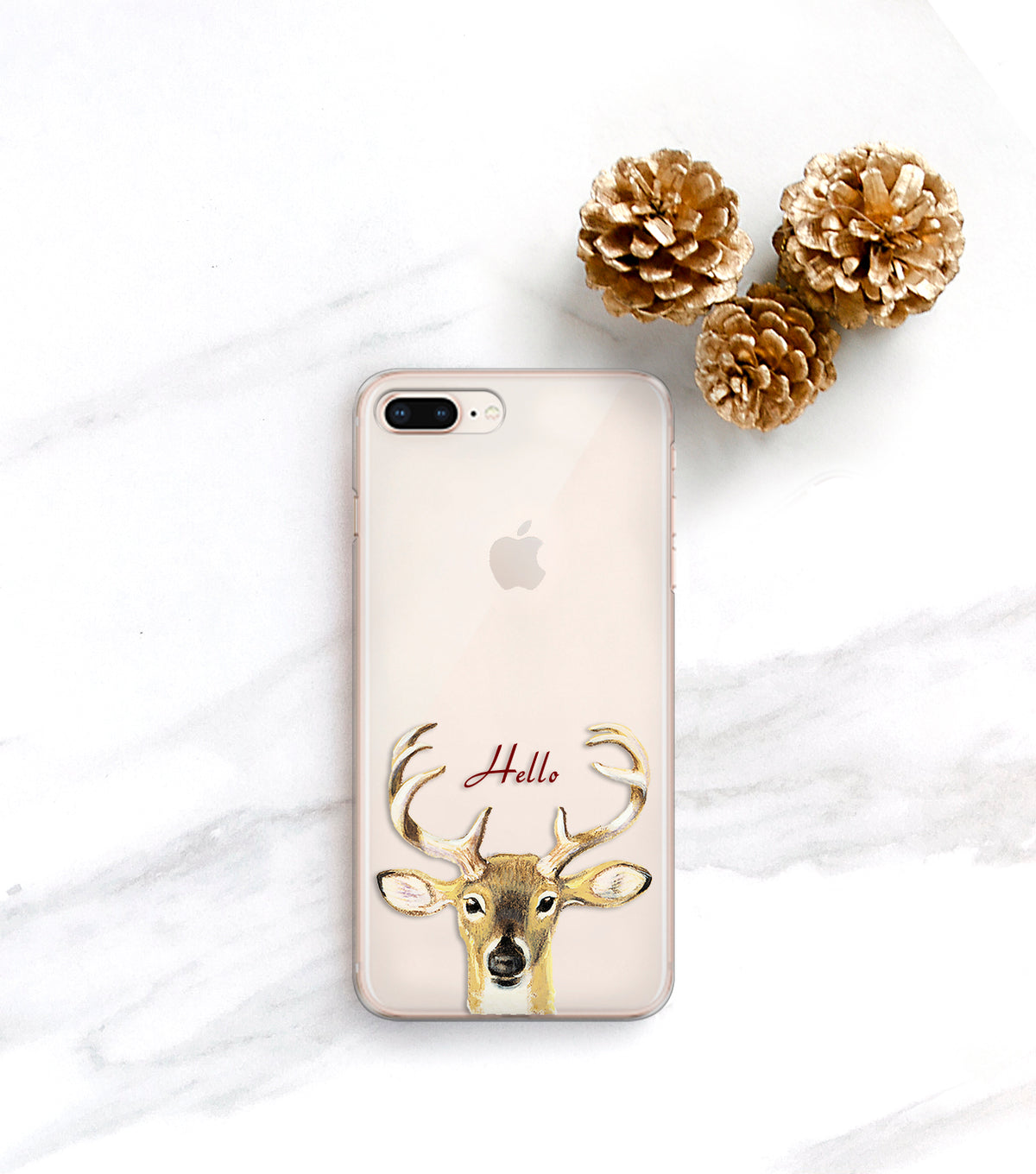 Hello Deer clear case for iPhone 8 Plus