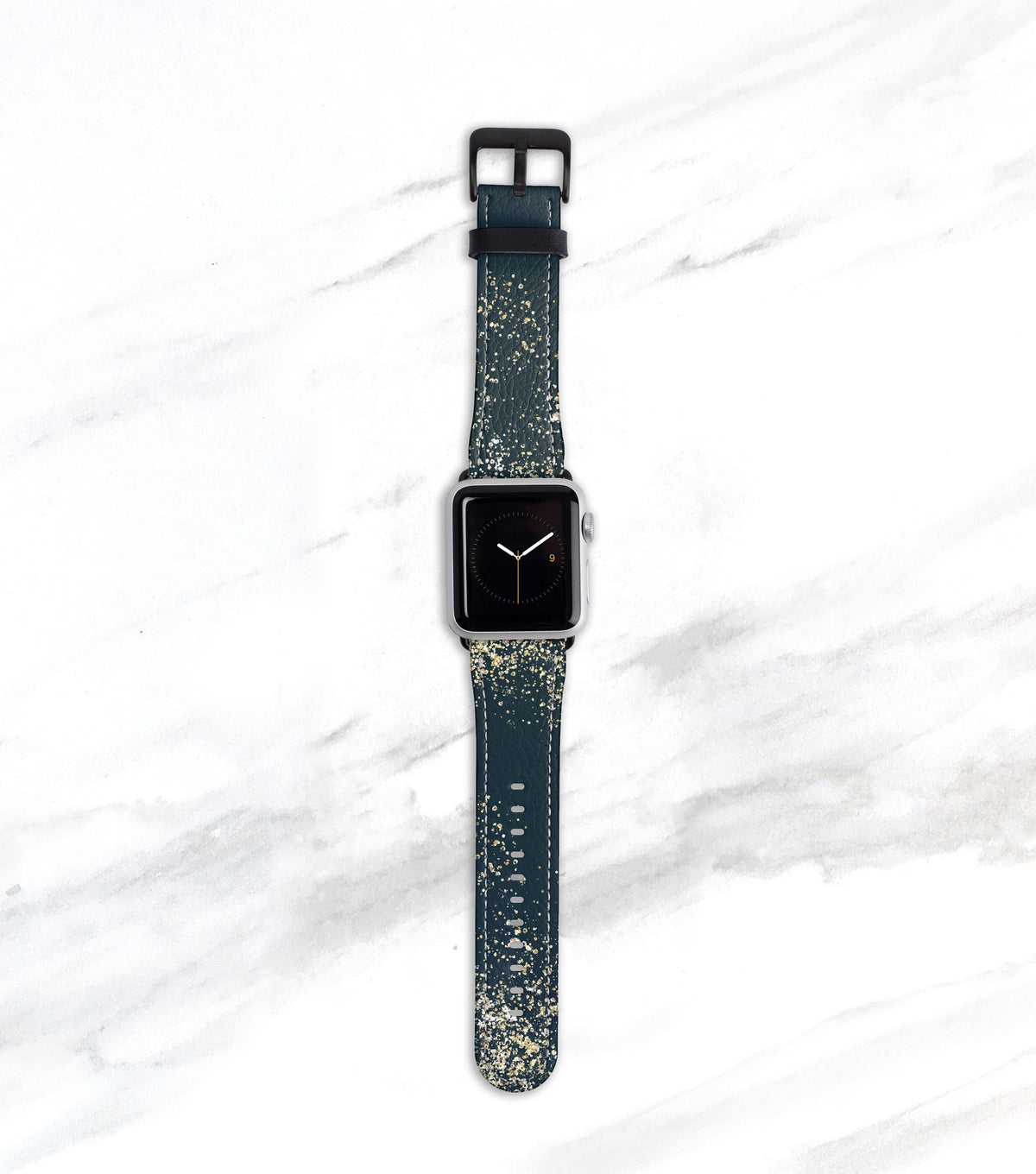 Blue Splatter Dot Apple Watch Band