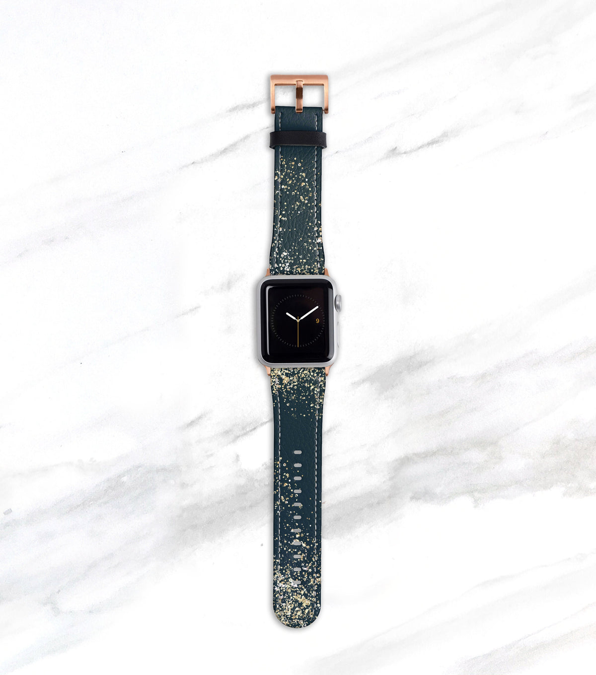 Blue Splatter Dot Apple Watch Band