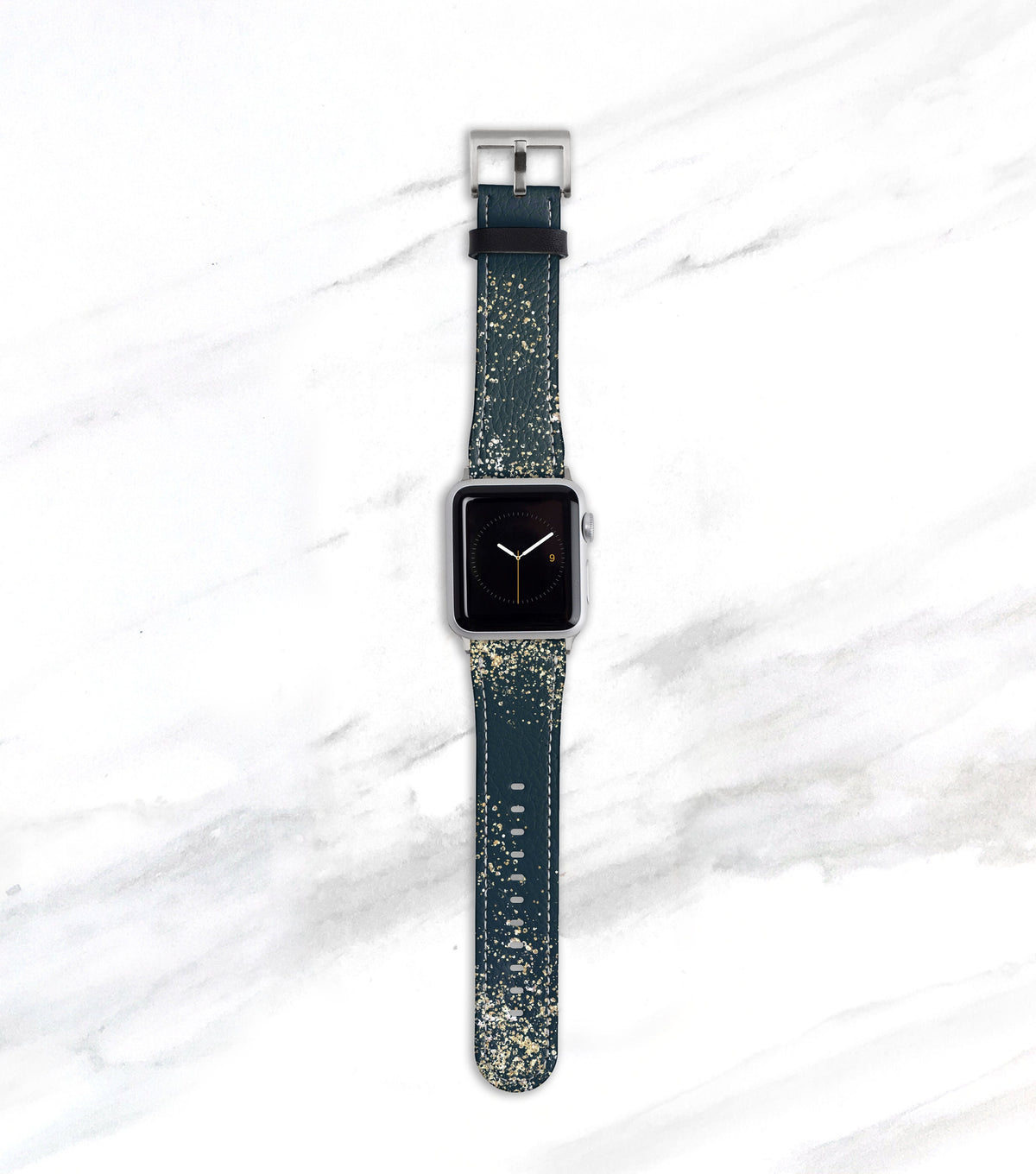 Blue Splatter Dot Apple Watch Band