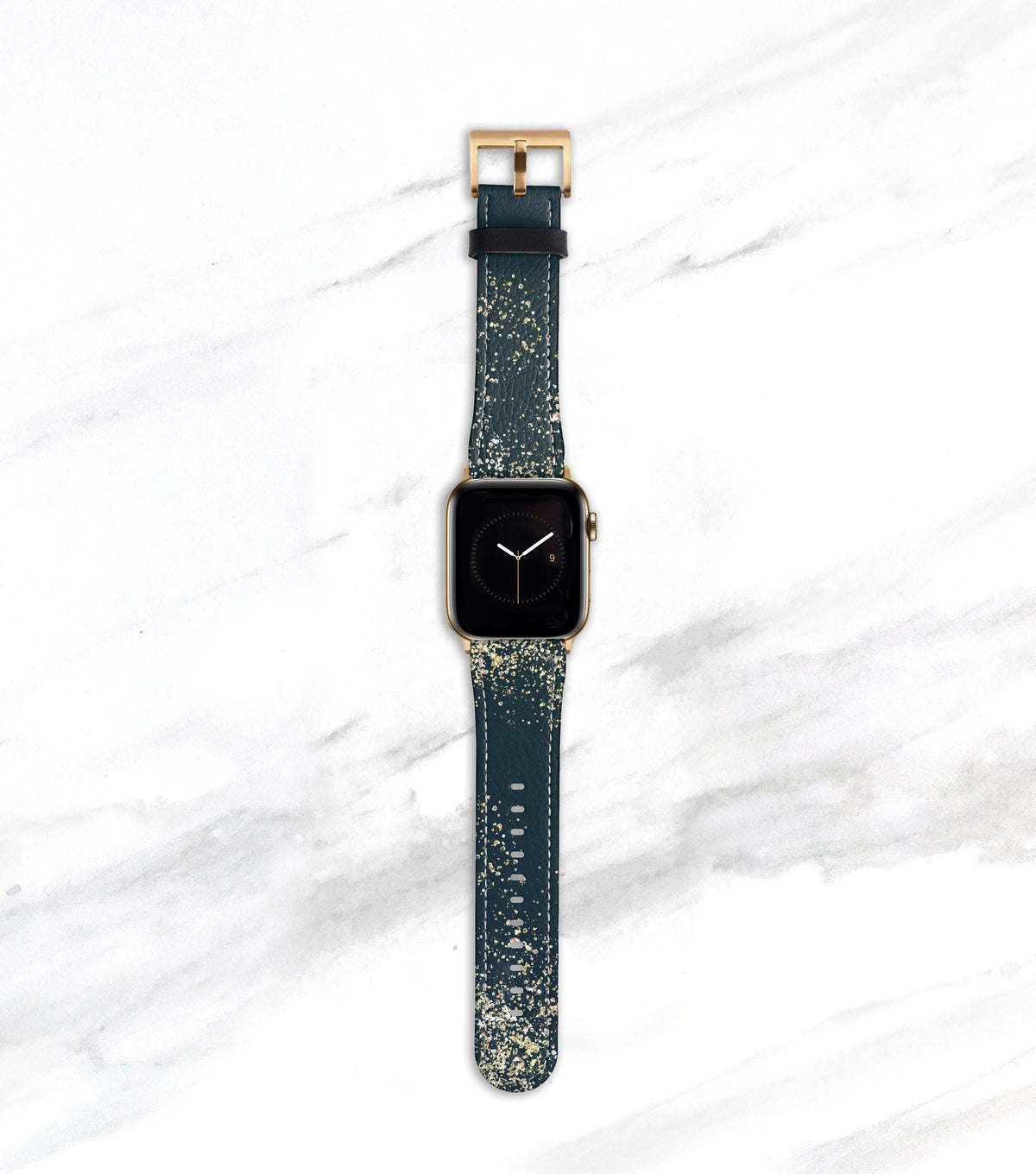 Blue Splatter Dot Apple Watch Band