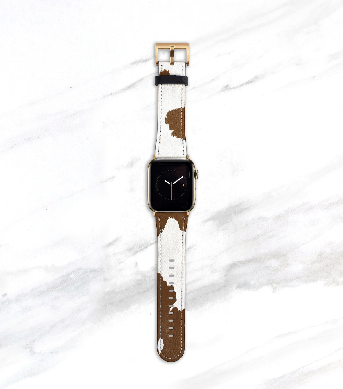 Brown Cow Print Band for Apple Watch