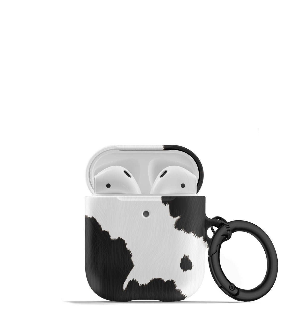 Black and White Cow AirPod Case