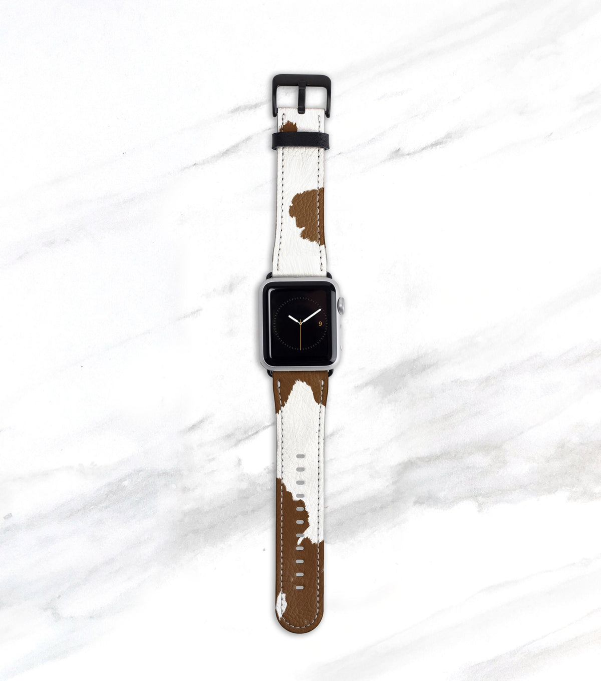 Brown Cow Print Band for Apple Watch