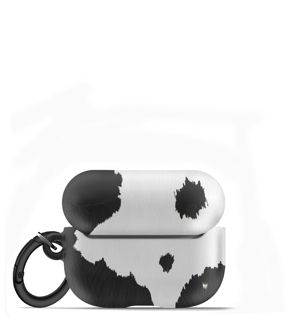 Black and White Cow AirPod Case